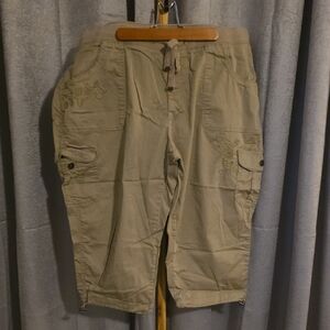 Terra & Sky Tan Cargo Shorts